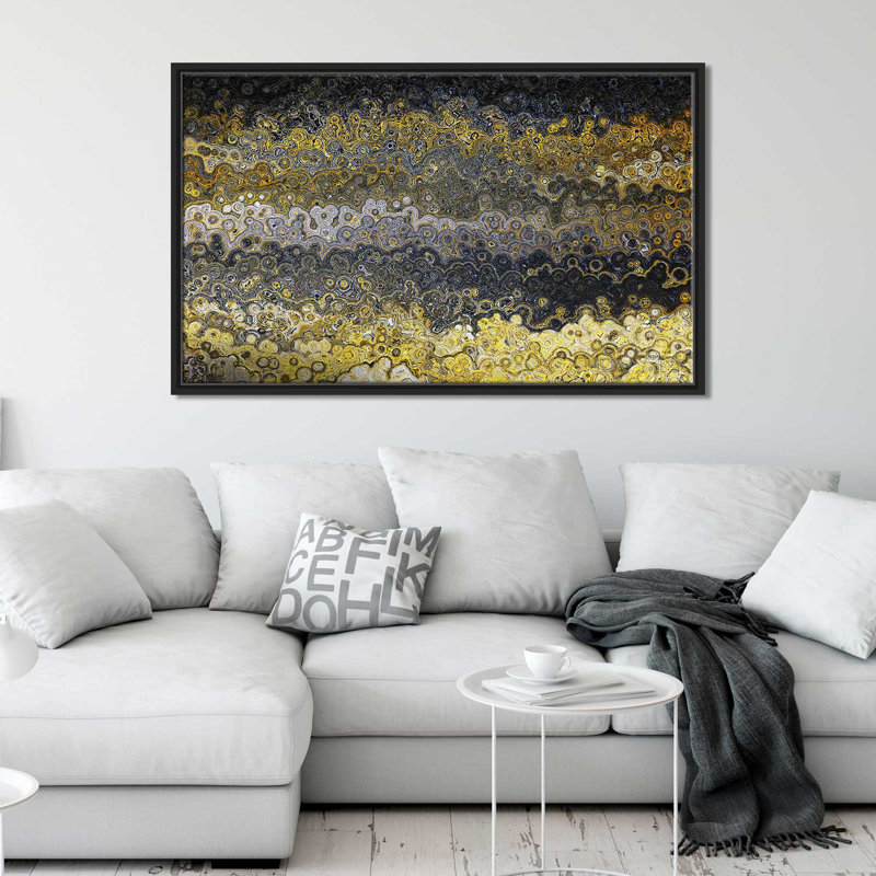 «Light Has Dawné, Matthew 4: 16» par Mark Lawrence, reproduction d'art, Cadre flottant noir, H 21,5 po x l 33,5 po x P 2 po