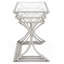 Pauls Glass Top Trestle Nest Of Tables