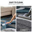 Tapis tissé à la machine abstrait bleu / ivoire / gris Mehul-2125780632