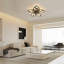 Floral 5-Light 60cm LED Ceiling Light with Remote