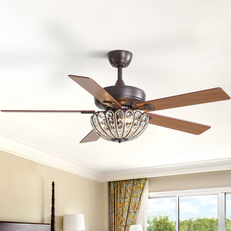 Ventilateur de plafond 52 pales 52 pouces avec télécommande