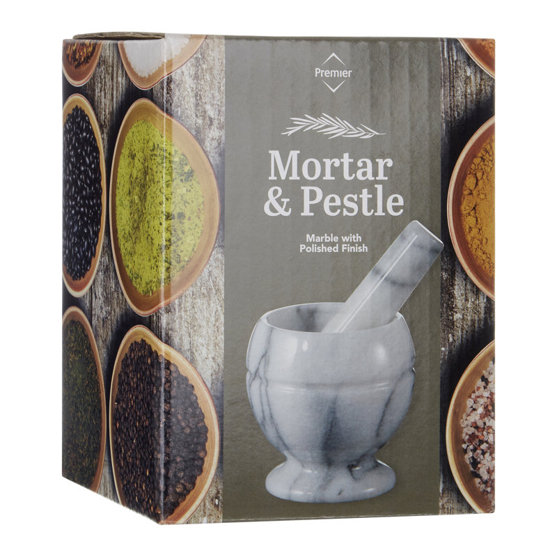 Stoneware Mortar And Pestle Set