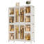 Penderie portative. 12 portes magnétiques et 2 tiges de suspension. Range des courtepointes, des livres. Matériau sécuritaire en Pp ABS. Assemblage facile. Armoire de rangement blanche. , Tringles, portes. Pour les vêtements,