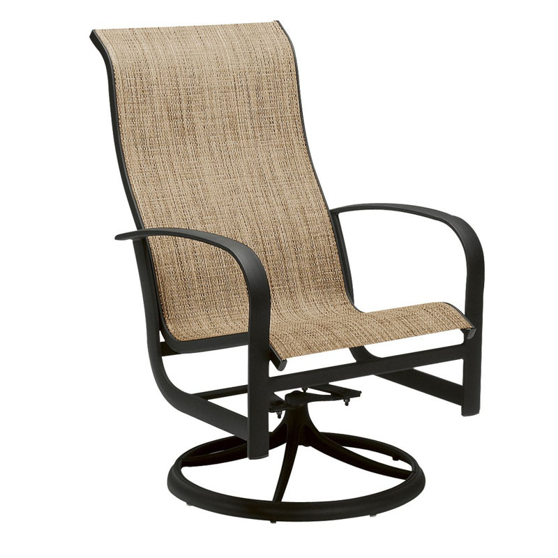 Fremont Outdoor Dining Armchair, Pewter