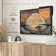 «Crater Lake Rainbow», reproduction sur toile-1254035870