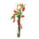Faux Bird Of Paradise, Flowering Plant in Glass Vase
