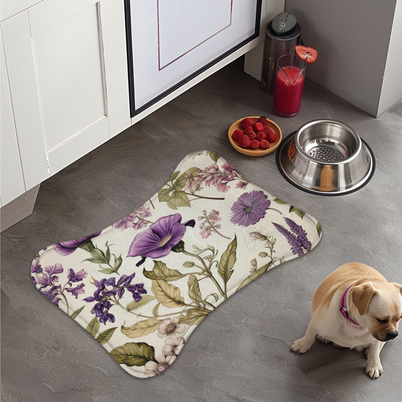 Tapis violet 1 pièce, 18"