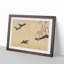 Egrets & Crows by Shibata Zeshin - Picture Frame Painting Print-55539443-55539442