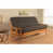 Brown Brushed Polyester
