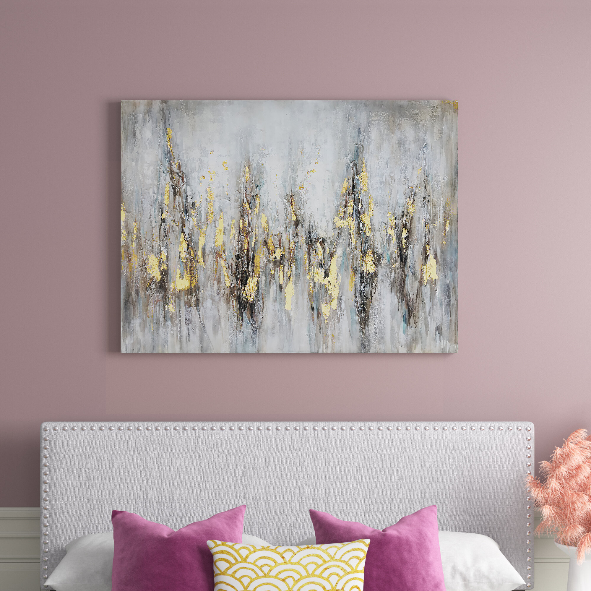 Trule Gleaming Gold On Canvas Print & Reviews - Wayfair Canada