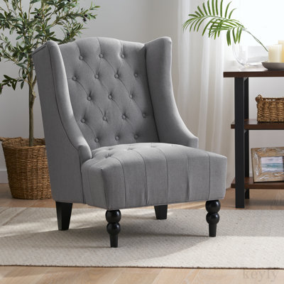 Davius 27.5'' Wide Tufted Wingback Chair -  Alcott HillÂ®, 444AD890549646BDBD1EC88B735953B8