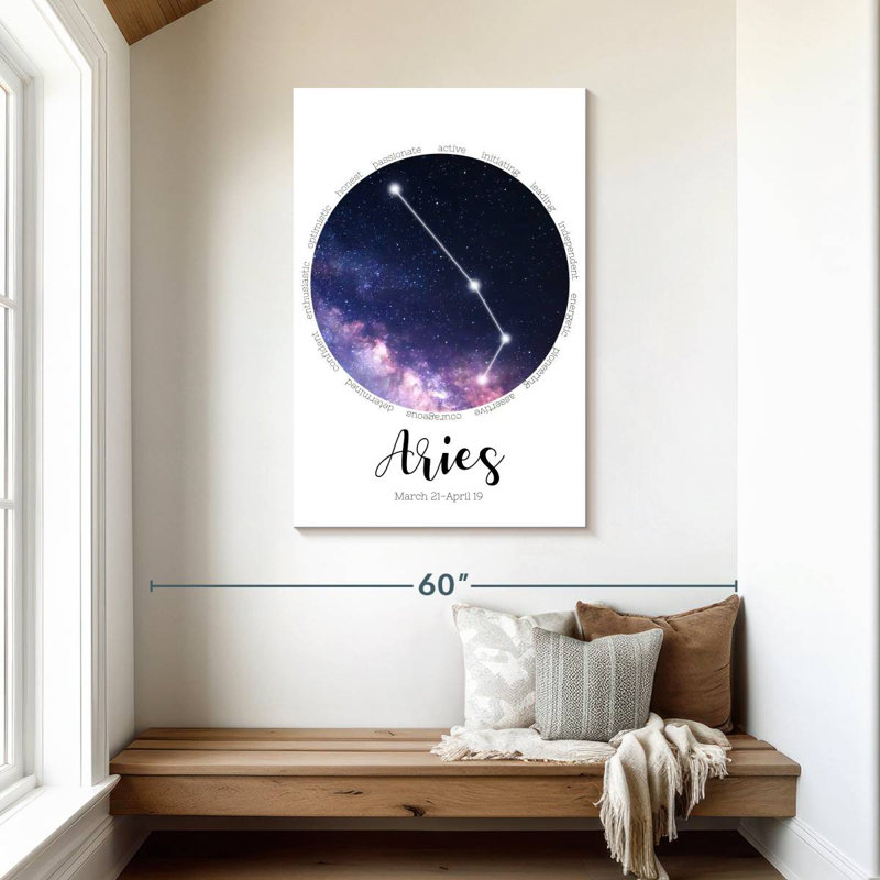 Aries Star Constellation, H 45 po x l 30 po