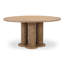 Treccia Round Solid Oak Dining Table