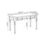 Bureau rectangulaire en bois massif brun noisette-1490603081