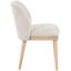 Chaise rembourrée en tissu texturé beige Valeo-1921751700-1921751702