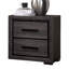 Table de chevet 1Pc Table de chevet 2 tiroirs