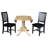 Lyle Drop Leaf Solid Wood Dining Set-306796844