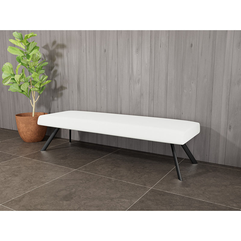 Banc de réception Willow, Noir, Open House Shadow - Tissu uni