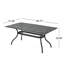 Table rectangulaire pour patio, pergola, jardin