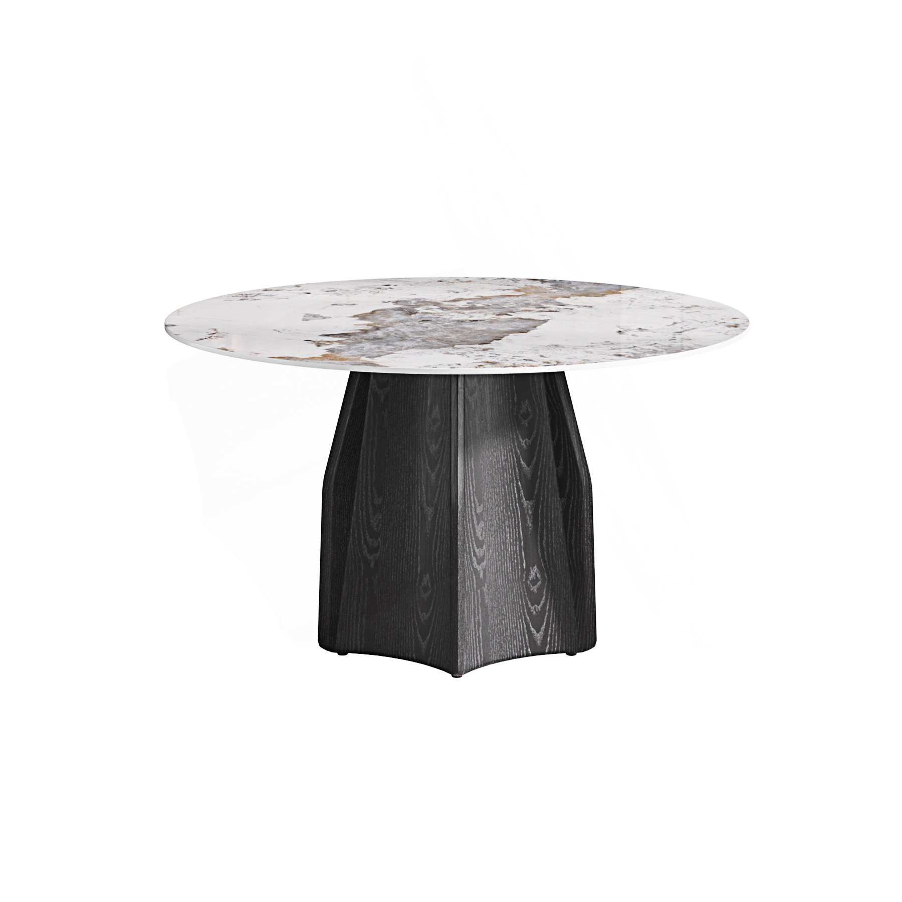 Hokku Designs Round Sintered Stone Dining Table | Wayfair