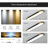Masek 1-Light Dimmable Metal and Acrylic Rectangle Integrated LED Flush Mount with Remote -655297404