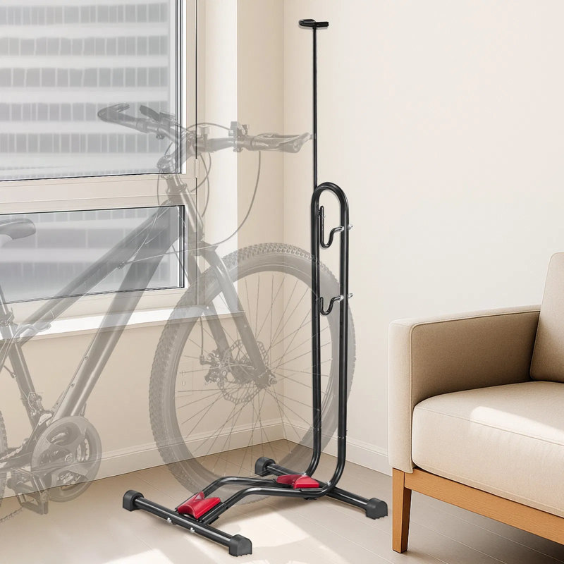 Support à vélos hautement compatible avec cadre réglable en acier au carbone résistant à la rouille