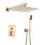 Robinet de douche mural avec valve brute