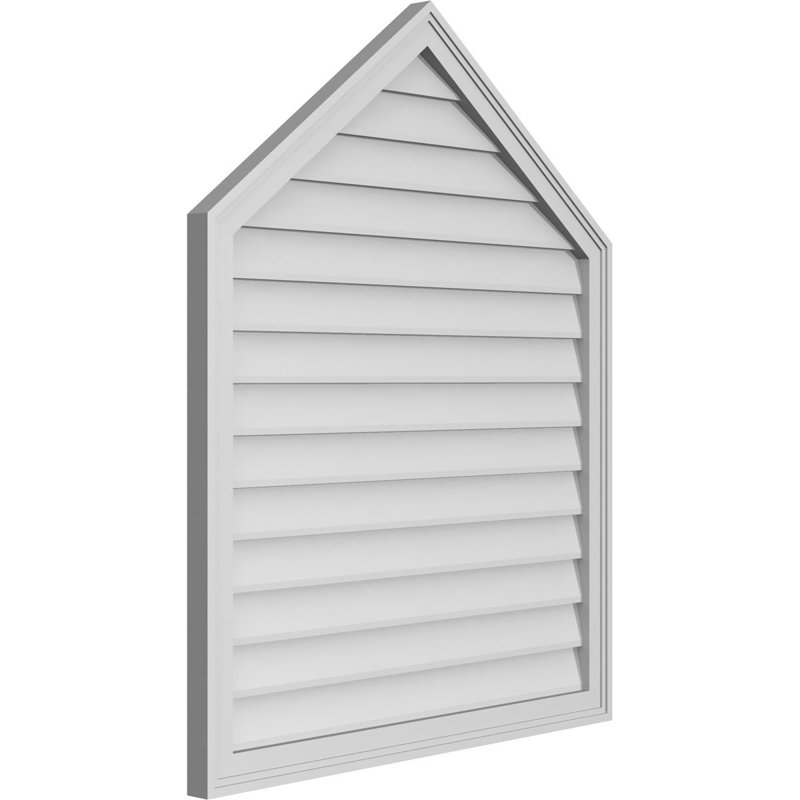 Ventilé pignon non-fonctionnel Signature, H 42 po x l 34 po x P 1,5 po