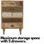 Nora 48cm W 5 - Drawer Chest of Drawers