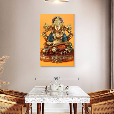 Adella Golden Ganapati Idol