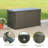 Lifetime 50.3'' W 116 Gallons Water Resistant Metal Lockable Deck Box in Brown