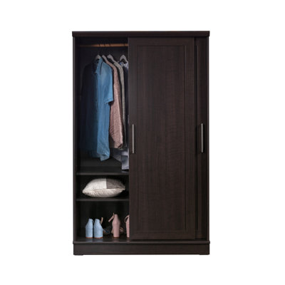 Wardrobe/Storage Cabinet, Brown finish