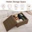 Repose-pieds de rangement carré capitonné de 29,5 po de largeur-1248905026-1254757868