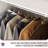 Adjustable Wooden Closet System Up to 96"W with Storage & Drawers-1899014640