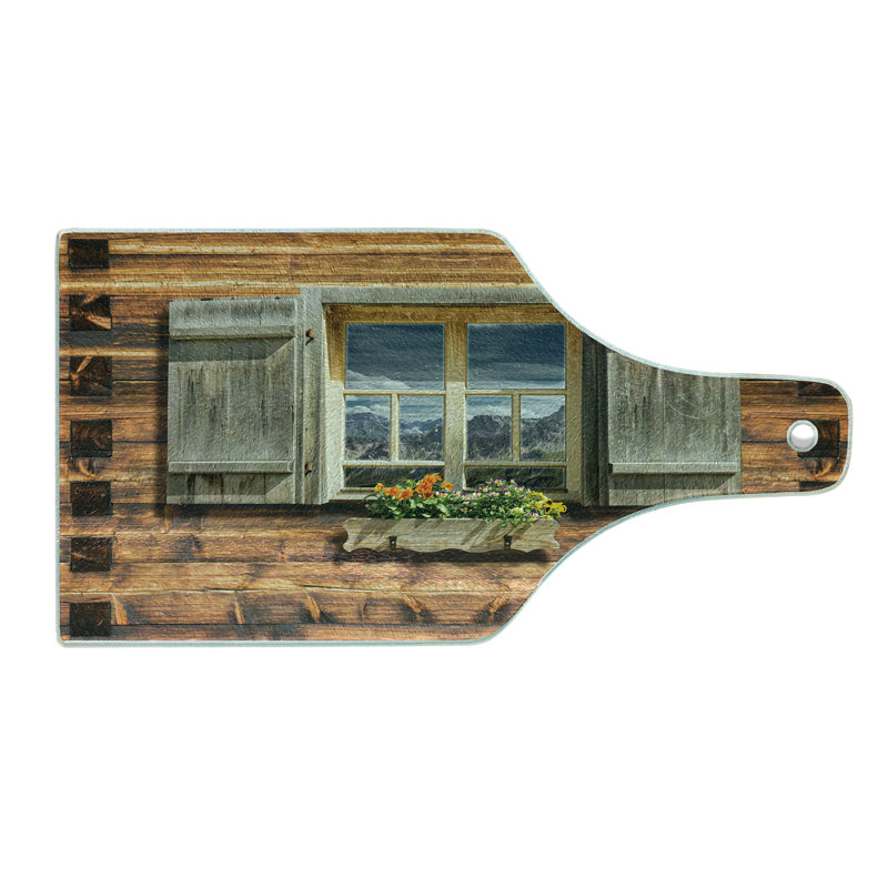 Planche à découper en verre trempé Ambesonne
