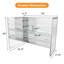 Rangement moderne en aluminium 42 x 30