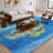 Premium Machine Washable Dream Shag ADS148 Turtle Rug-1007441918