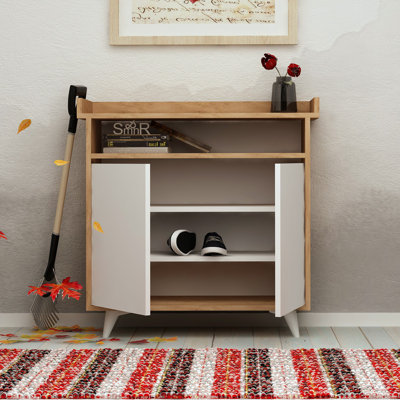 8 Pair Shoe Storage Cabinet