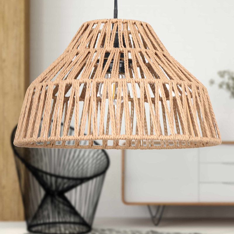 Abdrahman 18cm H Paper Pendant Shade ( Uno ) in Natural