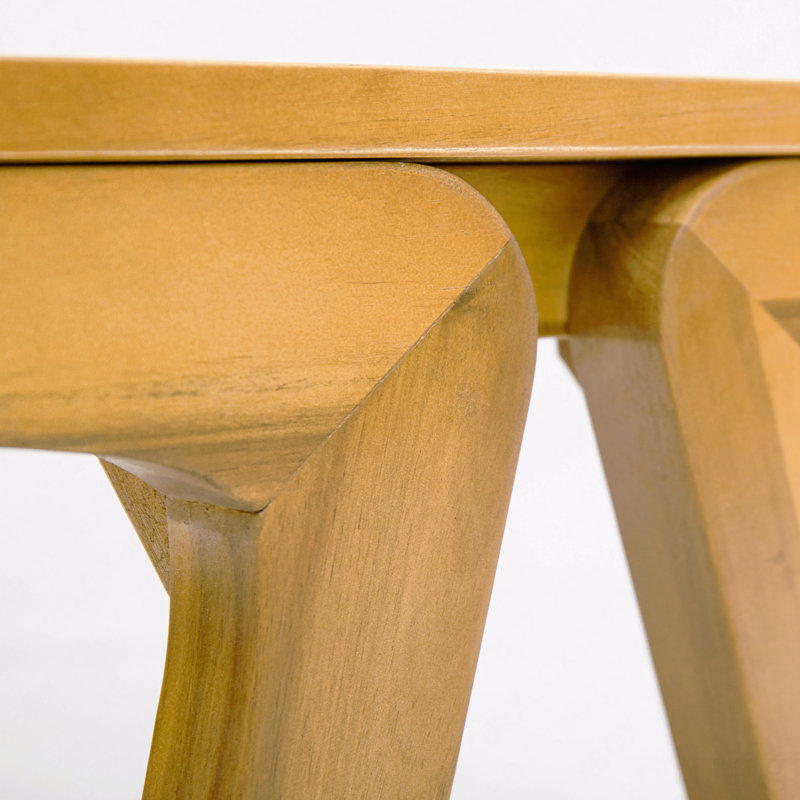 Outdoor Dining Benches , Contemporary Acacia Wood Patio Bench With Teak Finish - All-Weather Garden, Deck, Poolside Seating