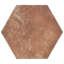 Carreau de sol en porcelaine hexagonale mat 8 po Vesuvius (9,84 pieds carrés / caisse)-55920441