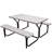 Dion 4 - Person Patio Dining Set with Rectangular Table-1756416382