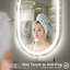 Miroir de salle de bain ovale en verre trempé anti-buée certifié UL - Basics by Wayfair ™-2144458781