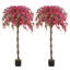 2 Packs artificial plants murraya with flowers