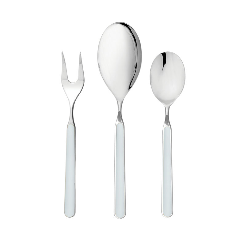 Fantasia 3 Piece Hostess Set, Light Blue