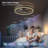Modern Crystal Ceiling Fan with Light and Remote, Dimmable LED, Quiet Motor-1377202417