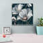 «Transluncent Poppies Navy» par Albena Hristova, art mural sur toile