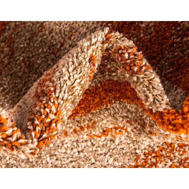 Harvest Abstract Indoor Rug, Round 8'