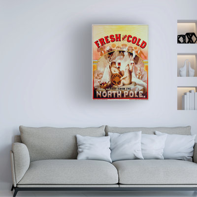 Fresh And Cold Direct From The North Pole On Canvas by Print Collection Print -  Trinx, 11B792138DF943969D7D159D4CB07B48