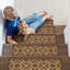 Tapis d'escalier en caoutchouc antidérapant pour escalier en bois-1429669102